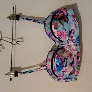 NWT, bralette bathing suit, beautiful blue